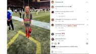 Patrick Mahomes' wife Brittany stuns at the sidelines at Chiefs-Falcons clash (Image credit: @brittanylynne IG)